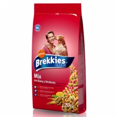 Brekkies Excel Mix Beef - говеждо и ориз - за кучета средни и големи породи над 1 година 20 кг.